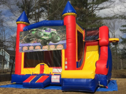 Castle Slide Monster Truck - 18' x 17' Bounce House
